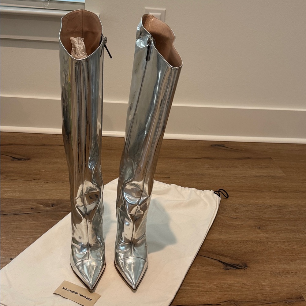 Alexandre Vauthier Metallic Boot - Picture 10 of 11